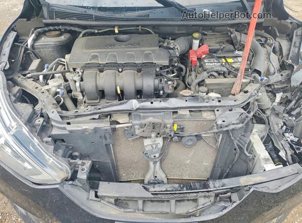 3N1AB7AP9KY319279 2019 NISSAN SENTRA Black Vista interior trasera