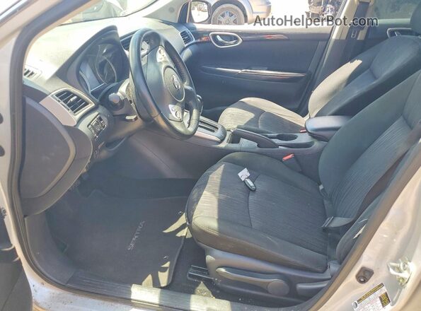3N1AB7AP9KY347910 2019 NISSAN SENTRA Silver Front interior view