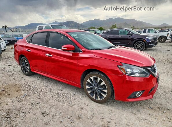 3N1AB7AP9KY356462 2019 NISSAN SENTRA Red წინა მარჯვენა