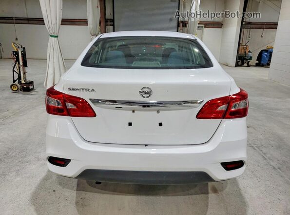 3N1AB7AP9KY368997 2019 NISSAN SENTRA Белый Вид сзади