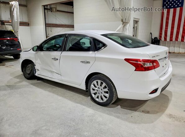 3N1AB7AP9KY368997 2019 NISSAN SENTRA Белый Задняя левая четверть