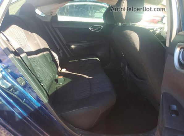 3N1AB7AP9KY439941 2019 NISSAN SENTRA Blue Vista de los asientos traseros