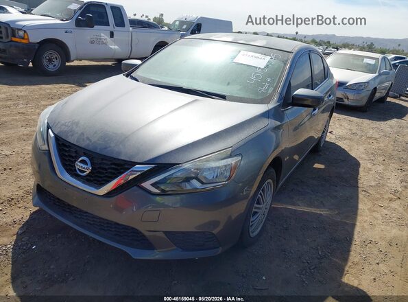 3N1AB7APXGY212054 2016 NISSAN SENTRA Gray Vista tres cuartos delantera izquierda