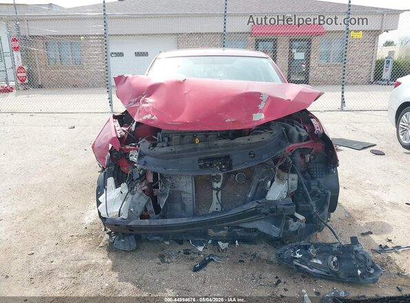 3N1AB7APXHL638504 2017 NISSAN SENTRA Красный Вид щитка приборов
