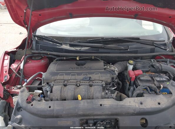 3N1AB7APXHL638504 2017 NISSAN SENTRA Красный Вид сзади