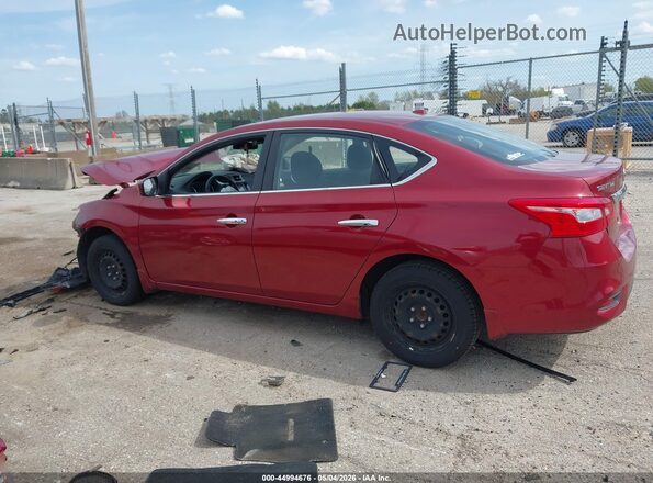 3N1AB7APXHL638504 2017 NISSAN SENTRA Красный Панорамный вид салона 360°