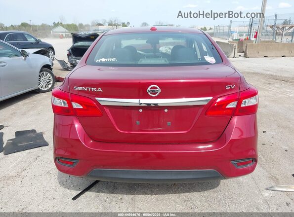 3N1AB7APXHL638504 2017 NISSAN SENTRA Красный 