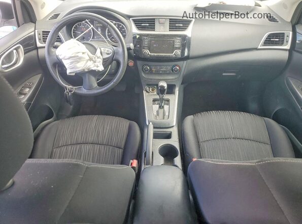 3N1AB7APXHL656842 2017 NISSAN SENTRA White Առջևի վահանակի տեսք