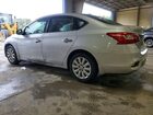 2017 Nissan Sentra Sv Серебряный vin: 3N1AB7APXHY275270