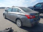 2017 Nissan Sentra Sv Серый vin: 3N1AB7APXHY323060