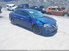 2017 Nissan Sentra S Синий vin: 3N1AB7APXHY348041