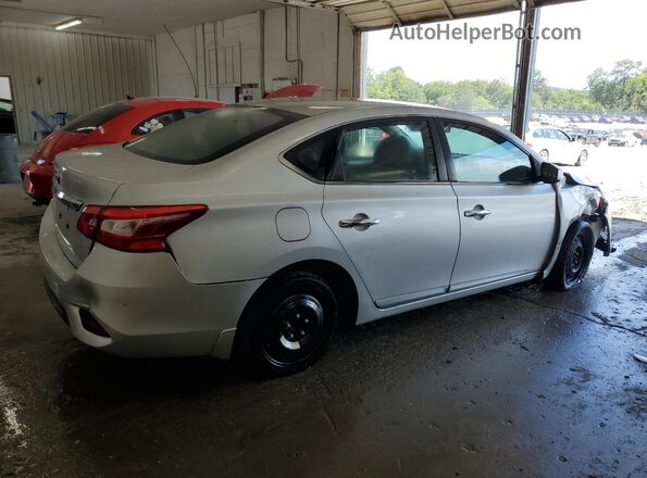 3N1AB7APXHY351022 2017 NISSAN SENTRA Silver Tył prawy
