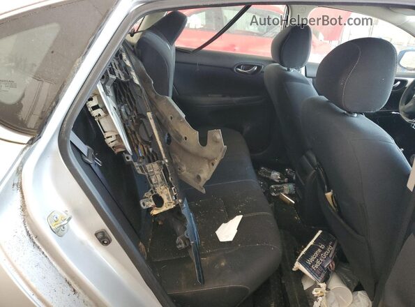 3N1AB7APXHY351022 2017 NISSAN SENTRA Silver Widok tylnych siedzeń