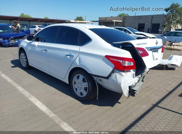 3N1AB7APXHY357774 2017 NISSAN SENTRA Белый Задняя левая четверть