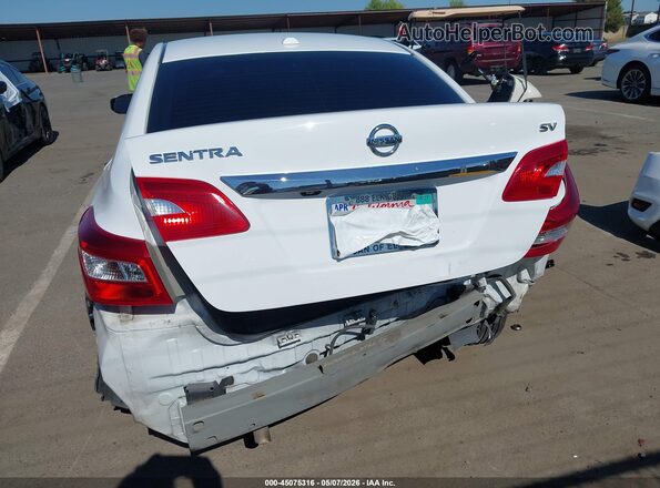 3N1AB7APXHY357774 2017 NISSAN SENTRA Белый Вид спереди