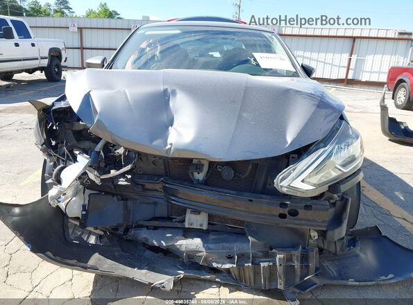 3N1AB7APXHY383517 2017 NISSAN SENTRA Серый Вид задней части салона