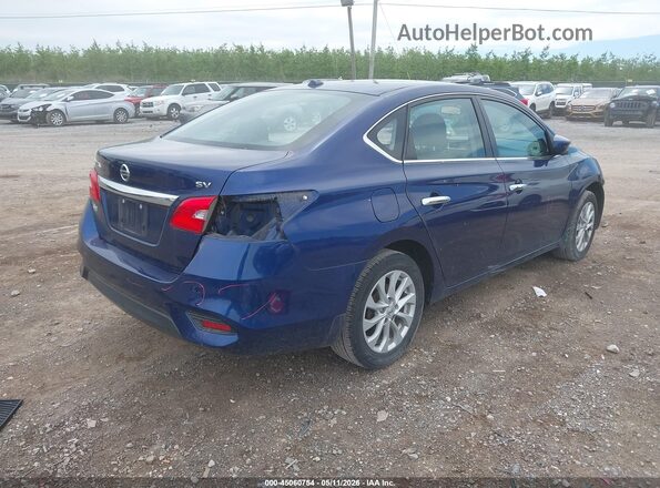 3N1AB7APXJL659665 2018 NISSAN SENTRA Blue უკანა მარჯვენა