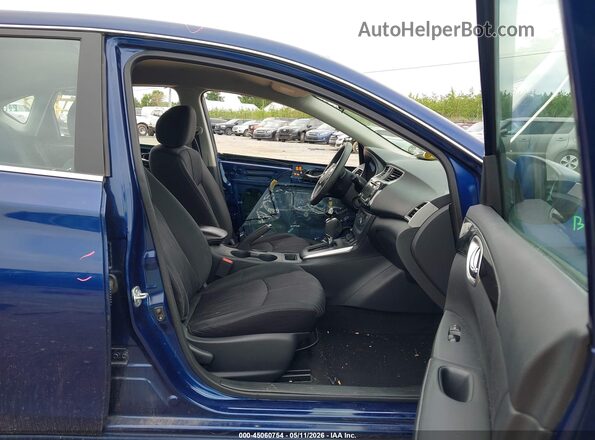 3N1AB7APXJL659665 2018 NISSAN SENTRA Blue წინა სალონის ხედი