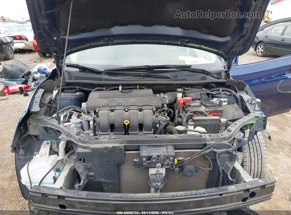3N1AB7APXJL659665 2018 NISSAN SENTRA Blue უკანა ხედი