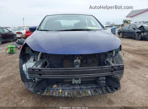 3N1AB7APXJL659665 2018 NISSAN SENTRA Blue ხელსაწყოთა პანელის ხედი