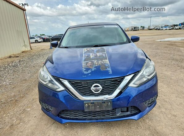 3N1AB7APXJY228892 2018 NISSAN SENTRA Blue Front view