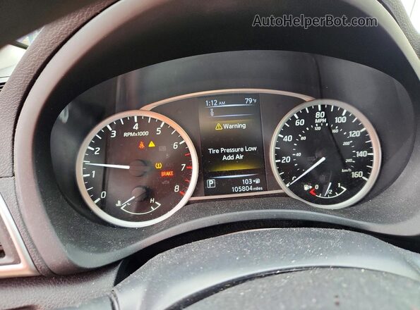 3N1AB7APXJY228892 2018 NISSAN SENTRA Blue Instrument cluster view