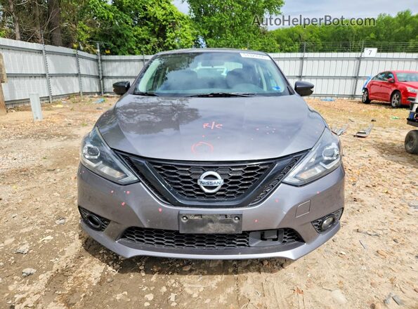 3N1AB7APXJY256952 2018 NISSAN SENTRA Gray წინა ხედი