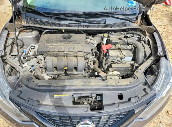 3N1AB7APXJY256952 2018 NISSAN SENTRA Gray უკანა სალონის ხედი