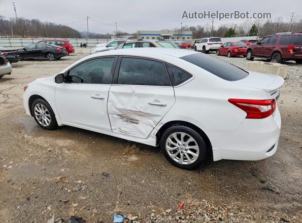 3N1AB7APXKY237321 2019 NISSAN SENTRA White Tył lewy