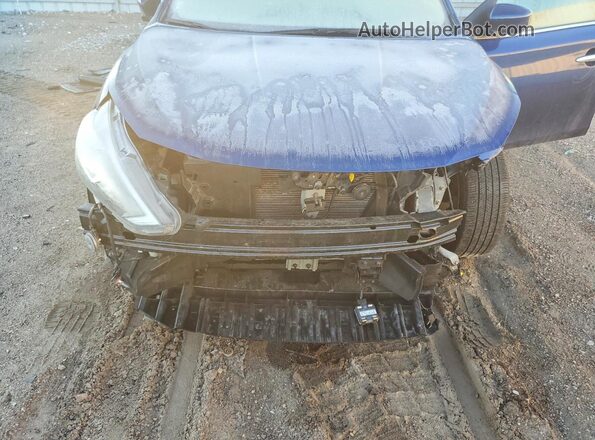 3N1AB7APXKY272957 2019 NISSAN SENTRA Blue Vista interior trasera
