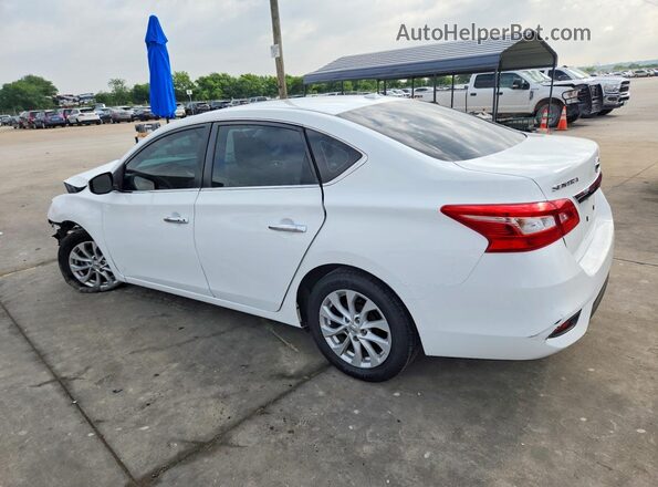 3N1AB7APXKY280105 2019 NISSAN SENTRA White უკანა მარცხენა