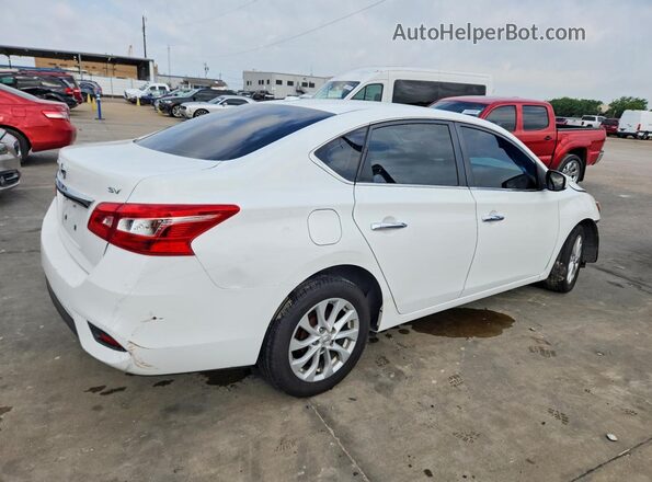 3N1AB7APXKY280105 2019 NISSAN SENTRA White უკანა მარჯვენა