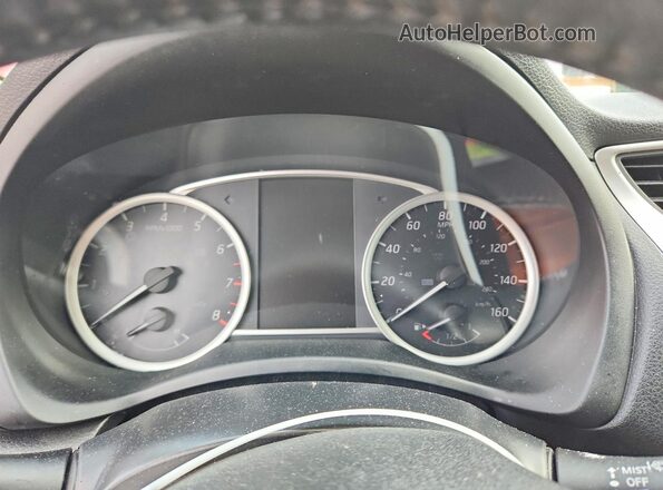 3N1AB7APXKY280105 2019 NISSAN SENTRA White ხელსაწყოთა პანელის ხედი