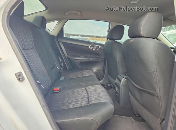 3N1AB7APXKY280105 2019 NISSAN SENTRA White უკანა სავარძლების ხედი