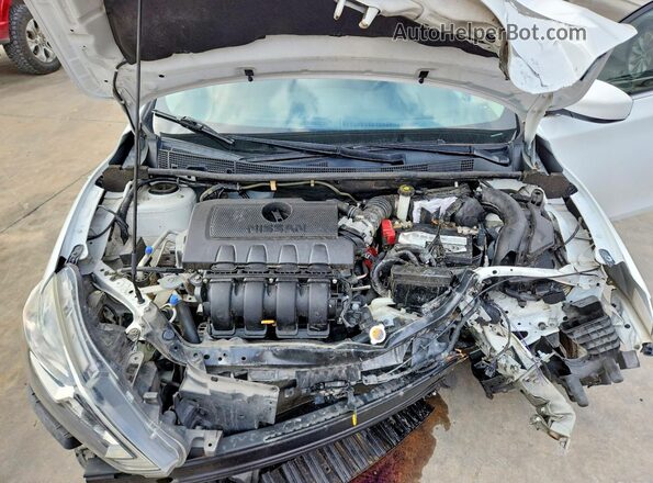 3N1AB7APXKY280105 2019 NISSAN SENTRA White უკანა სალონის ხედი