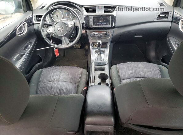 3N1AB7APXKY367292 2019 NISSAN SENTRA Gray წინა პანელის ხედი