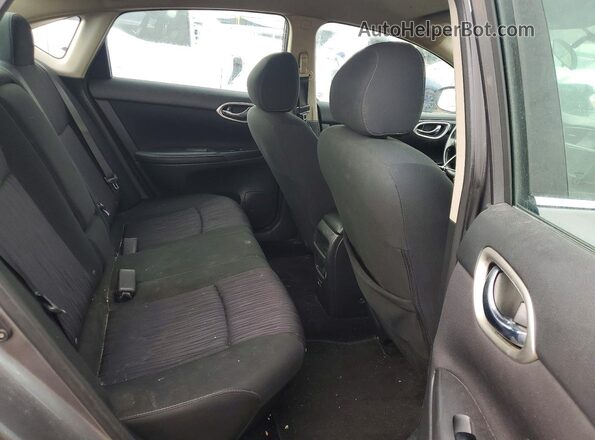 3N1AB7APXKY367292 2019 NISSAN SENTRA Gray უკანა სავარძლების ხედი