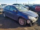 2019 Niss Sentra S Blue vin: 3N1AB7APXKY404230