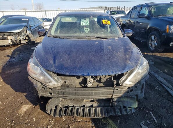3N1AB7APXKY404230 2019 NISSAN SENTRA Blue Vista frontal