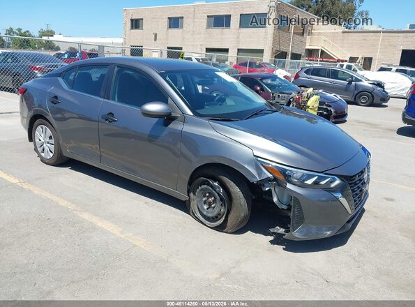3N1AB8BV0SY269701 2025 NISSAN SENTRA Серый Передняя правая четверть