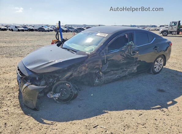 3N1AB8BV0SY278379 2025 NISSAN SENTRA Черный Передняя левая четверть