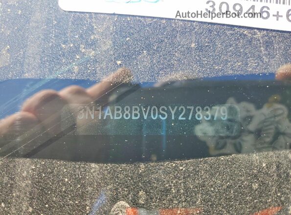 3N1AB8BV0SY278379 2025 NISSAN SENTRA Черный Вид наклейки с VIN-кодом