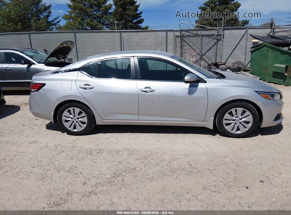 3N1AB8BV2MY286616 2021 NISSAN SENTRA Серебряный Вид задней части салона