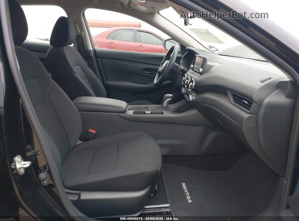 3N1AB8BV2SY412003 2025 NISSAN SENTRA Черный Вид салона спереди