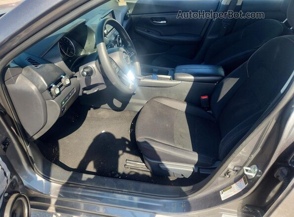 3N1AB8BV3MY216753 2021 NISSAN SENTRA Серый Вид салона спереди