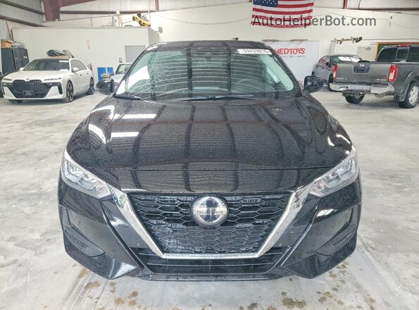3N1AB8BV6PY295954 2023 NISSAN SENTRA Black Դիմացի տեսք