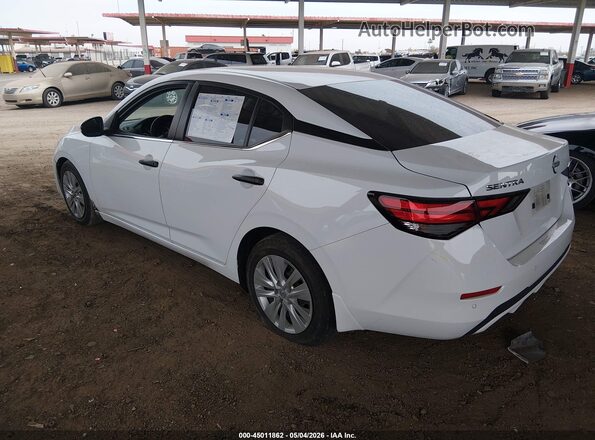 3N1AB8BV6RY377654 2024 NISSAN SENTRA Белый Задняя левая четверть