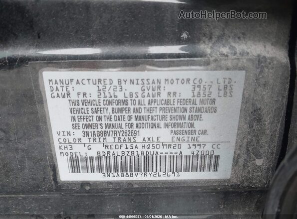 3N1AB8BV7RY262691 2024 NISSAN SENTRA Black Շարժիչի բաժամունքի տեսք