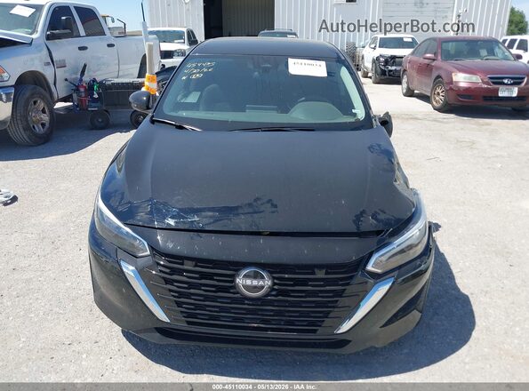3N1AB8BV7SY428732 2025 NISSAN SENTRA Black Սարքավորումների վահանակի տեսք