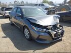2021 Nissan Sentra S Xtronic Cvt Gray vin: 3N1AB8BVXMY304635